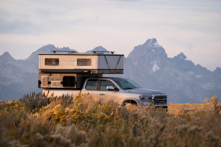 Full Size Truck Pop-Up Camper, Jackson Hole Wyoming, four wheel camper